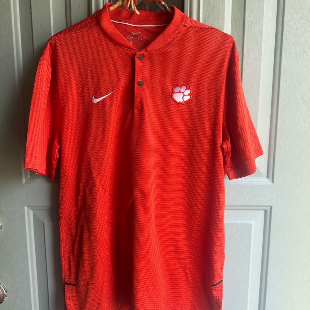 Nike Men's Clemson Tigers Orange Polo Shirt